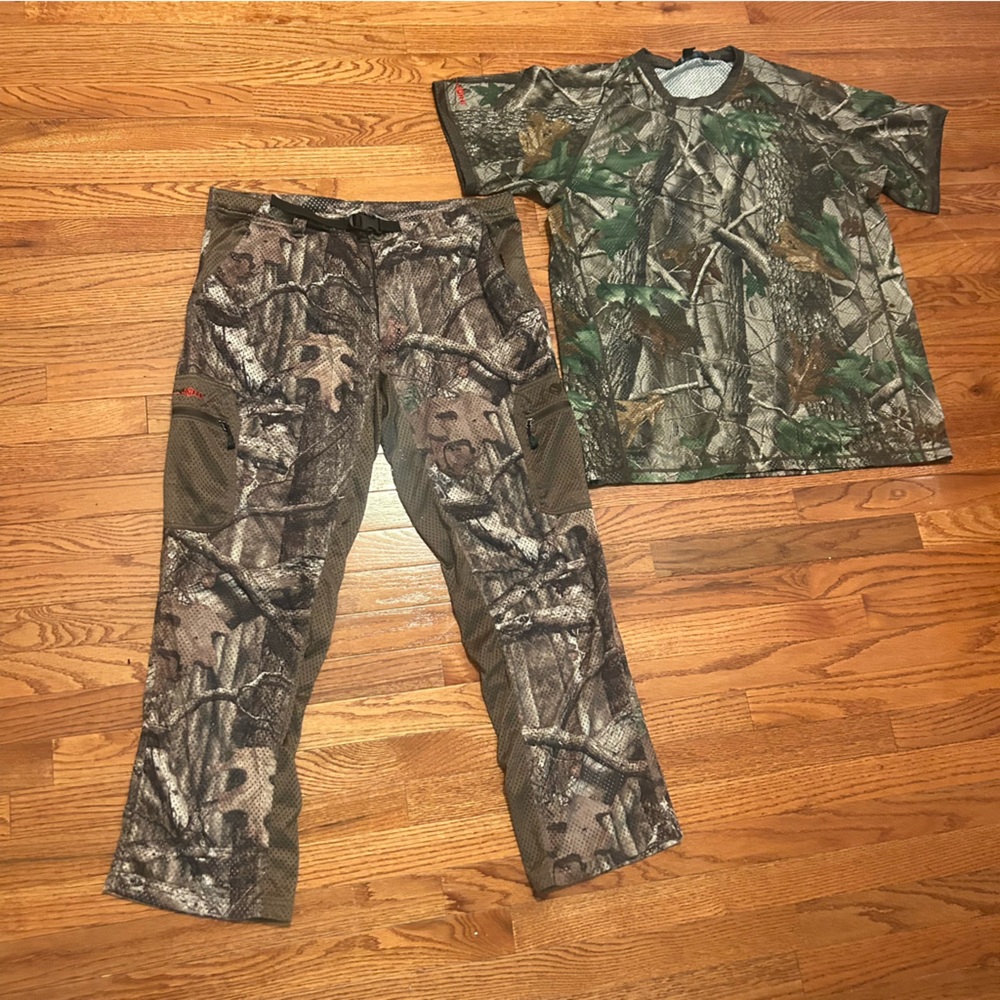 Gander Mountain Guide Series Scent Core Camo Pants and Shirt Light Breathable - Picture 2 of 12